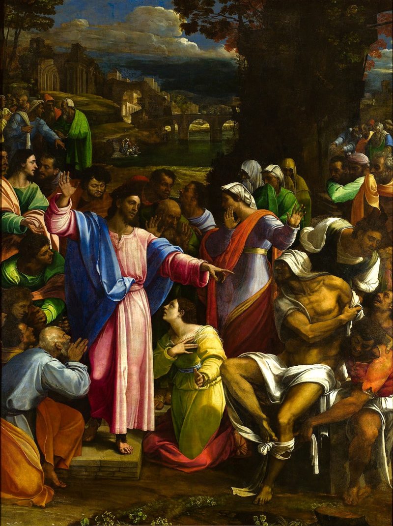 20260322 Lectio Imago V di Quaresima Sebastiano del Piombo, Resurrezione di Lazzaro, 1516-1519, National Gallery - Londra.
