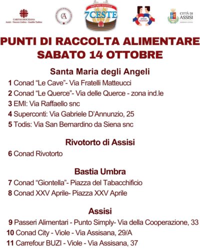 20231014 Punti raccolta alimentare