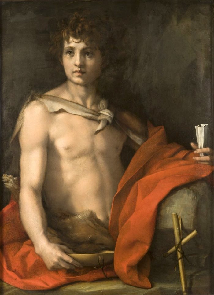 20231210 II Domenica di Avvento Andrea_del_Sarto_-_St._John_the_Baptist,_c._1523,_Palatina,_n°_272_Bright