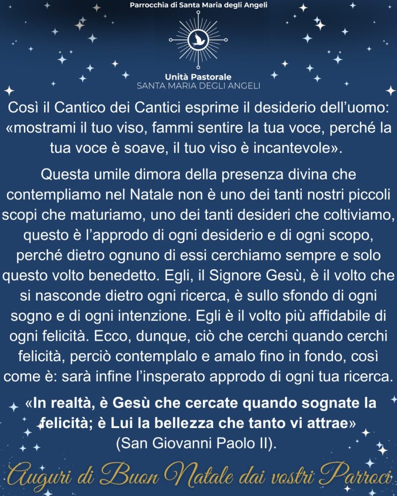 20231225 Auguri di Natale dei Parroci