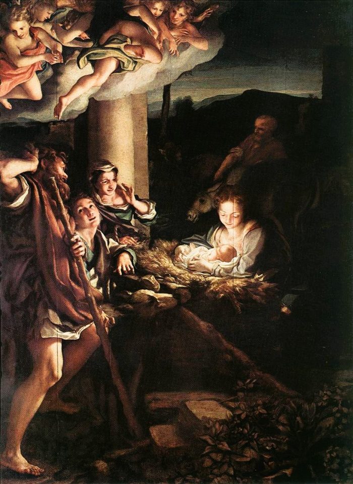 20231225 Santo Natale Antonio Allegri,Correggio, Adorazione dei pastori, 1525-1530