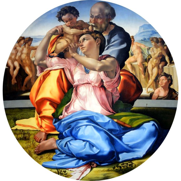20231231 Santa Famiglia - Michelangelo Buonarroti - Tondo Doni,