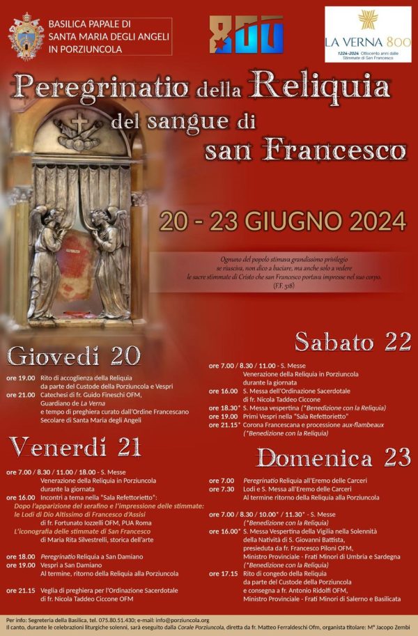 20240617 Peregrinatio Reliquia S. Francesco