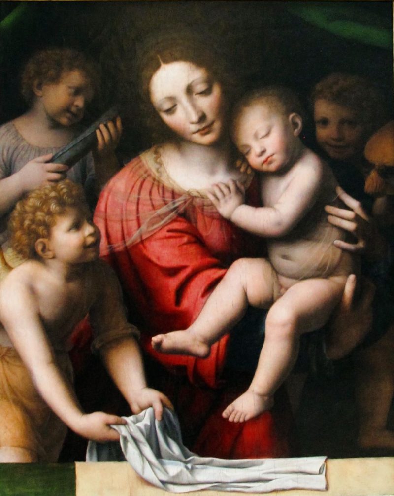 20250105 II di Natale - Madonna con bambino e angeli - Luino