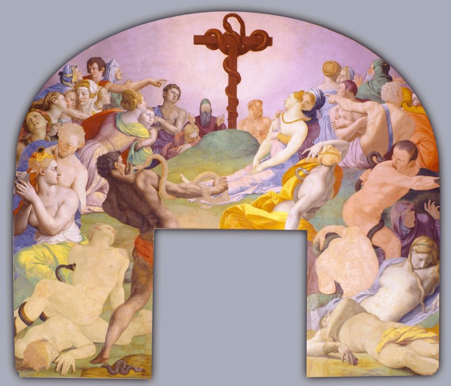 20250914 ANNO C ESALTAZIONE DELLA SANTA CROCE Agnolo Bronzino, Adorazione del serpente di bronzo, 1540