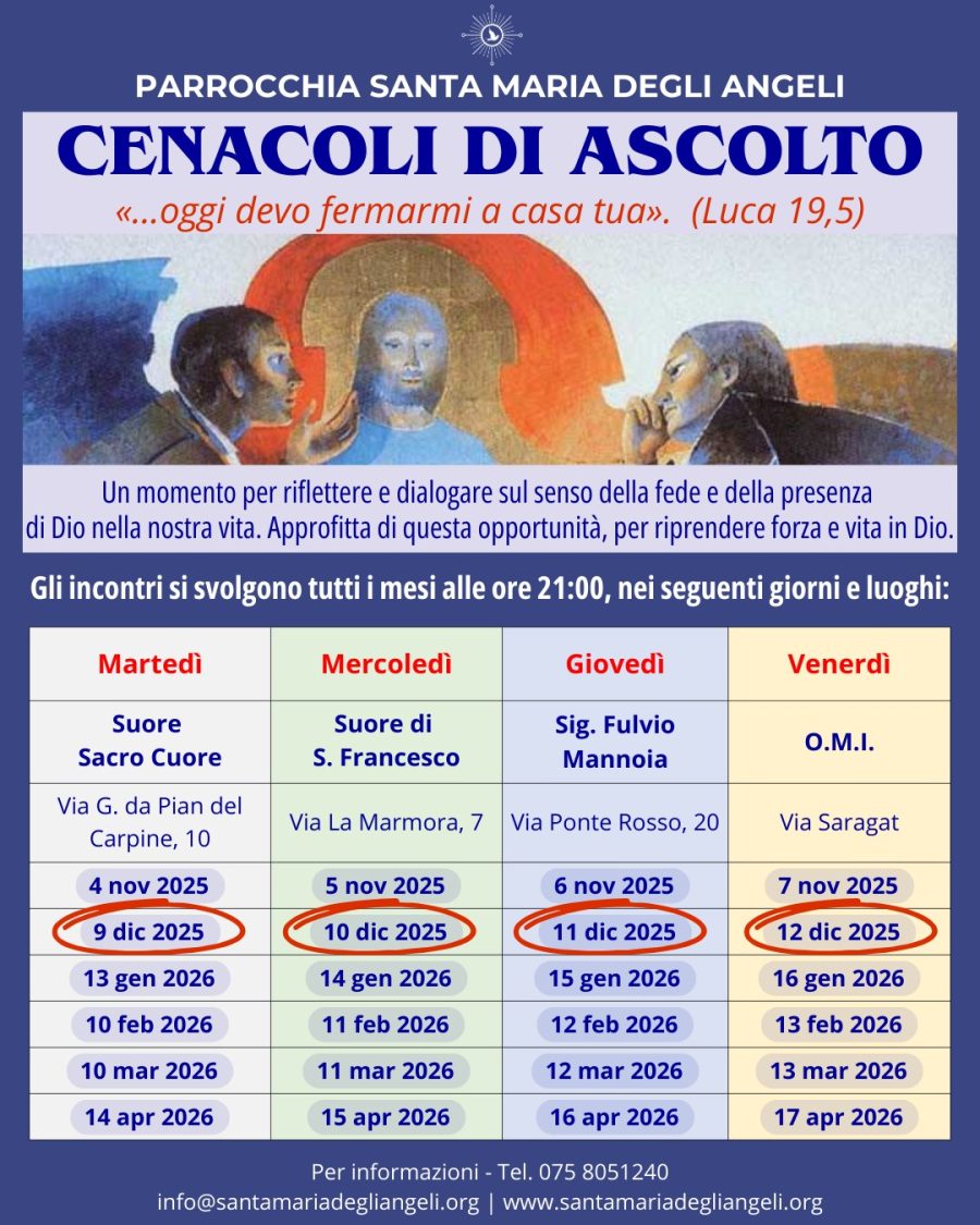 20251009 CENACOLI DI ASCOLTO SMA 2025