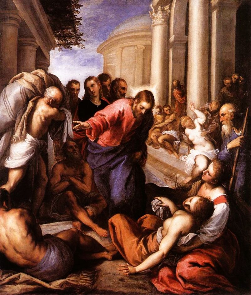 20251012 ANNO C XXVIII T.O. Palma il Giovane, La piscina probatica, 1592