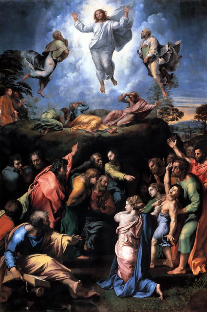 20260301 Lectio Imago - II di Quaresima. Raffaello Sanzio e Giulio Romano, Trasfigurazione, 1520
