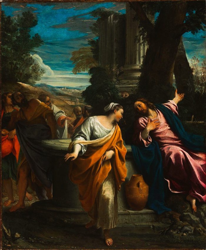 20260308 Lectio Imago III di Quaresima - Annibale Carracci, La Samaritana al Pozzo, 1595, Museo di belle arti di Budapest WS