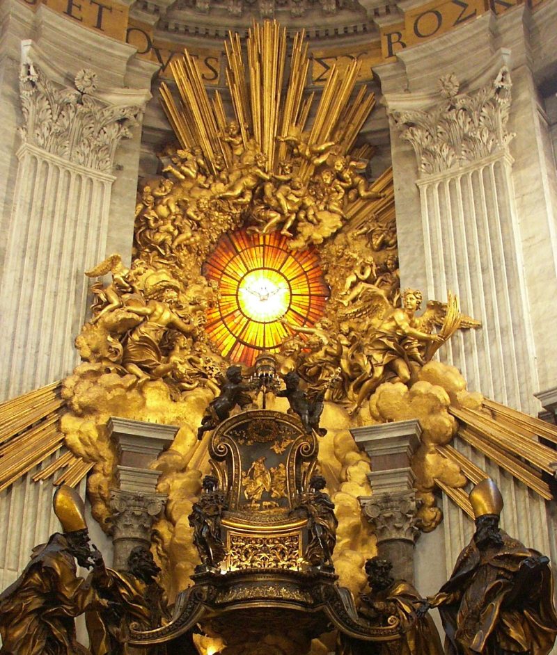 20260510 VI di Pasqua. Gian Lorenzo Bernini, Cattedra di San Pietro, Basilica di San Pietro - Roma