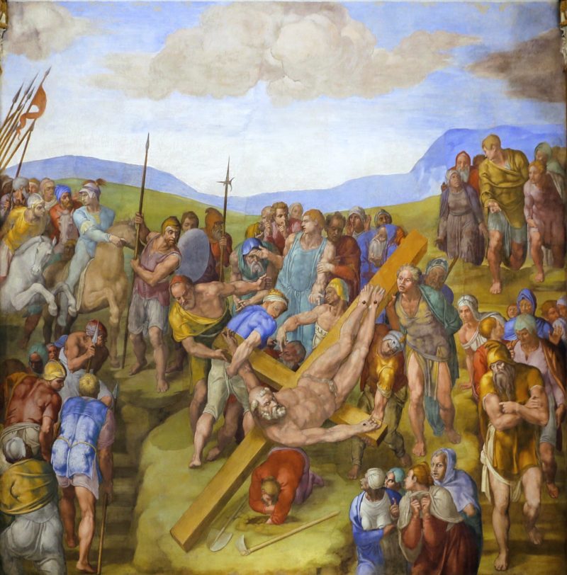 20260823 LECTIO IMAGO XXI TO Crocifissione di Pietro - Michelangelo Buonarroti